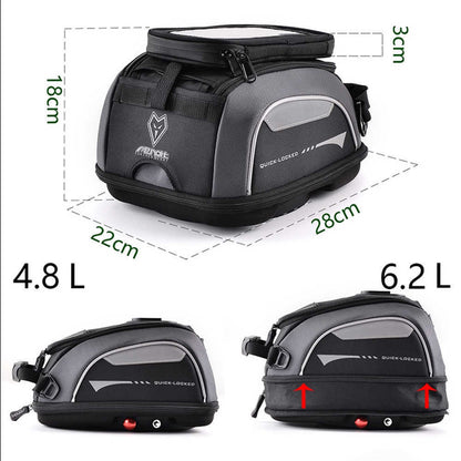 CUCYMA Motorcycle Quick Release Anti-Theft Fuel Tank Bag for Yamaha YZF-R750/R3/R25 FZ1 Fazer 1000