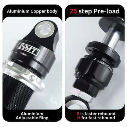 JSMT BENDA Napoleon Bob 250 Rear Shock Absorber Adjustable Pre-load 16mm Axis Benda 250
