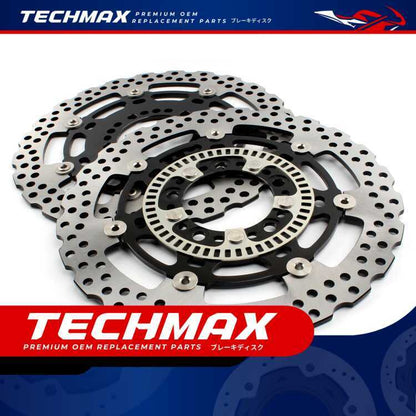 Techmax Brake Disc for Kawasaki Versys 1000 2012-2014 Front Brake Disc Front Brake Disc