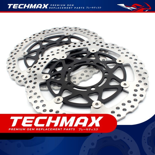 Techmax Brake Disc for Kawasaki Z1000SX 11-23 Years Brake Disc Front Brake Disc Z1000 SX