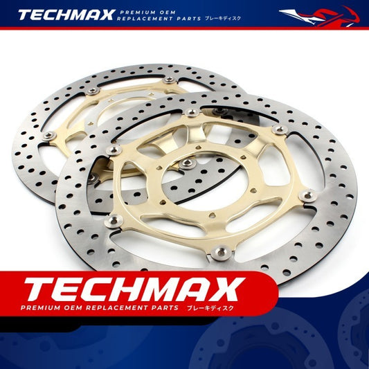 Techmax Brake Disc for Honda CBR1000RR 08-16 Years Brake Disc Front Brake Disc