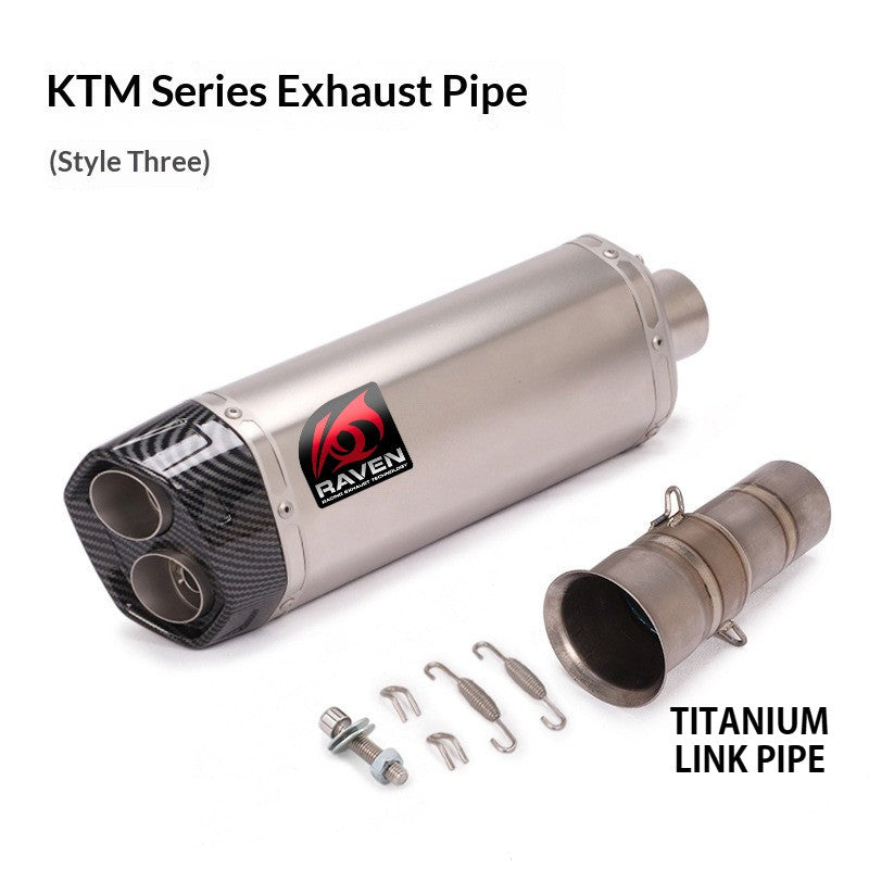 RAVEN KTM1050 1090 1190 1290ADV Exhaust Full System KTM Titanium Link Pipe KTM Motorcycle Exhaust