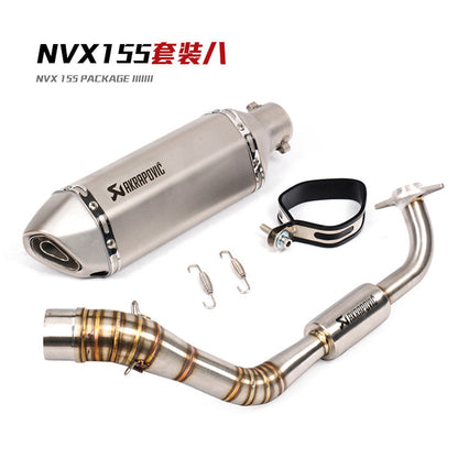 Yamaha Motorcycle NVX155 V1 Akrapovic AEROX155 Modified Full SC Project Exhaust Pipe Muffler NVX155