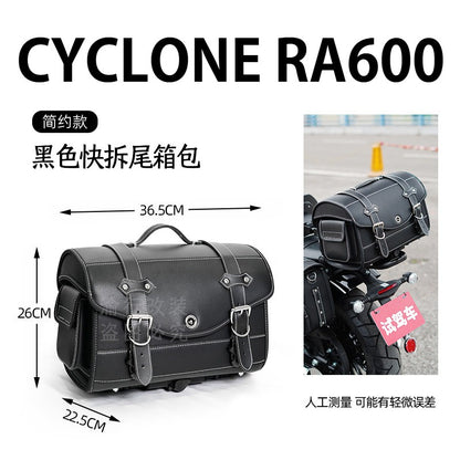 Cyclone RA600 Accessories Motorcycle Crash Bar Backrest Folding Rack for Cyclone RA 600 Side bag