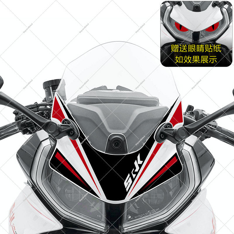 Qjmotor SRK450RR 250RD Motorcycle Body Sticker Decals Waterproof Mod Decoration Protective Film