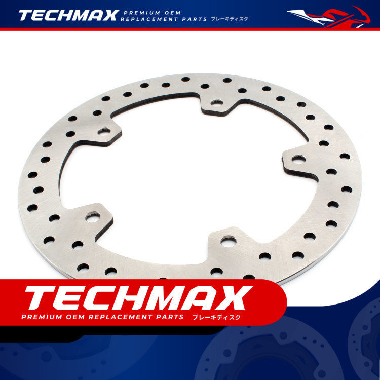 Techmax Brake Disc for BMW C650GT C650sport 12-21 Years Front and Rear Brake Disc