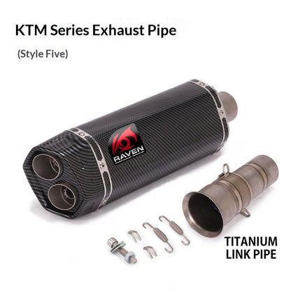 RAVEN KTM1050 1090 1190 1290ADV Exhaust Full System KTM Titanium Link Pipe KTM Motorcycle Exhaust