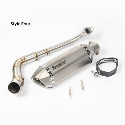 Yamaha NMAX155 V1 V2 V3 Front Header Full System Motorcycle Scooter Exhaust V1 Nmax V2 V3 Akrapovic