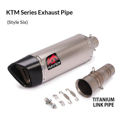 RAVEN KTM1050 1090 1190 1290ADV Exhaust Full System KTM Titanium Link Pipe KTM Motorcycle Exhaust