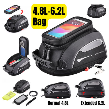 CUCYMA Motorcycle Quick Release Fuel Tank Bag for Suzuki Suzuki V-Strom 800de/SE GSX-8R/8S