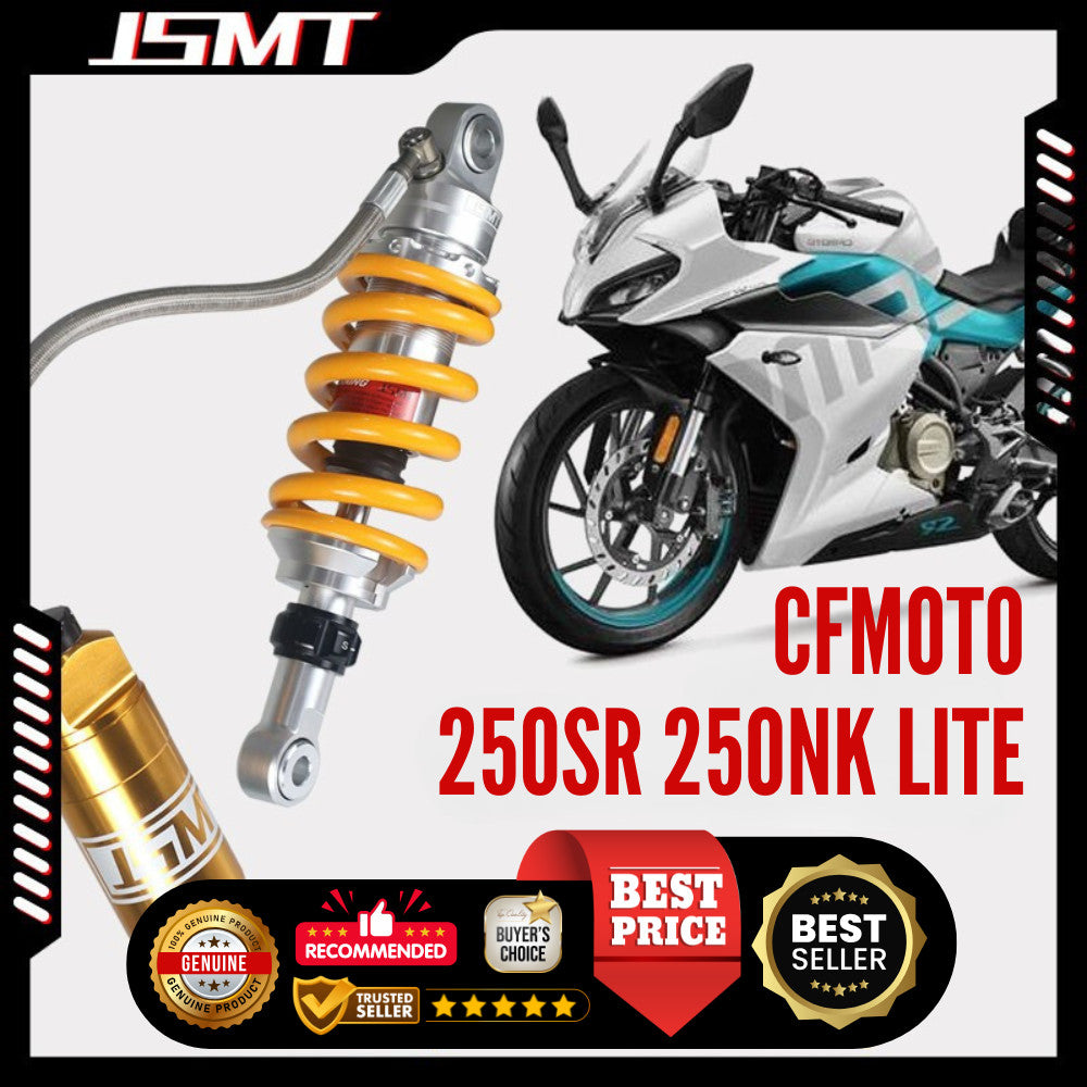 JSMT CFMOTO 250SR 250NK LITE Motorcycle Shock Absorber 3 Adjustable Pre-load Nitrogen Absorber