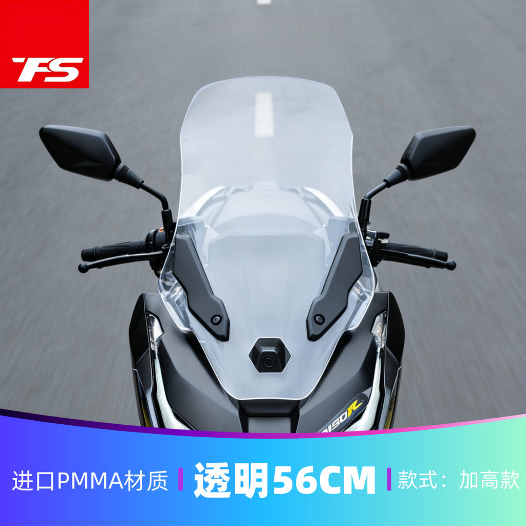 TFS VOGE SR150R Motorcycle Windshield Upgrade Front Windscreen SR150R Deflector Protector Screen