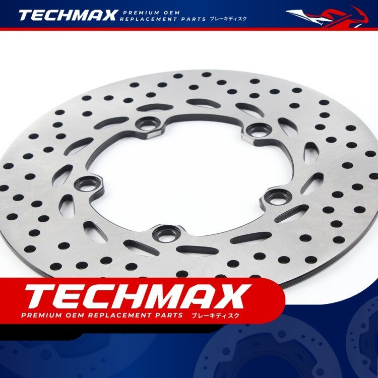 Techmax Brake Disc for Yamaha Fz1n Fz1s Fz6n Fz6s Rear Brake Disc and Later Disc Brake