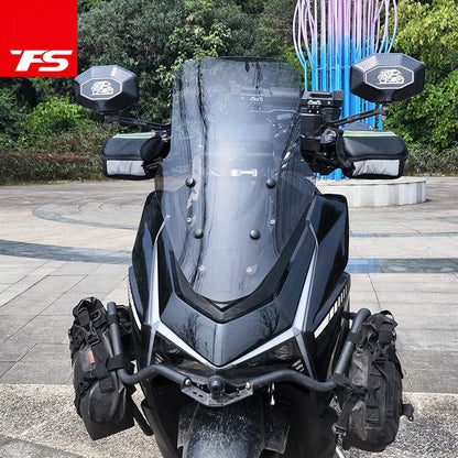 TFS Wmoto Island 150 Front Windshield Modification Heightening Transparent Windshield Protection