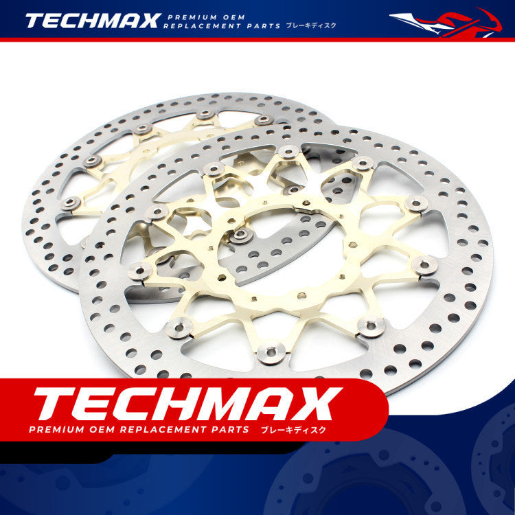 Techmax Brake Disc for Honda CBR1000RR 17-19 Years Brake Disc Front Brake Disc (SP Version Cannot!)