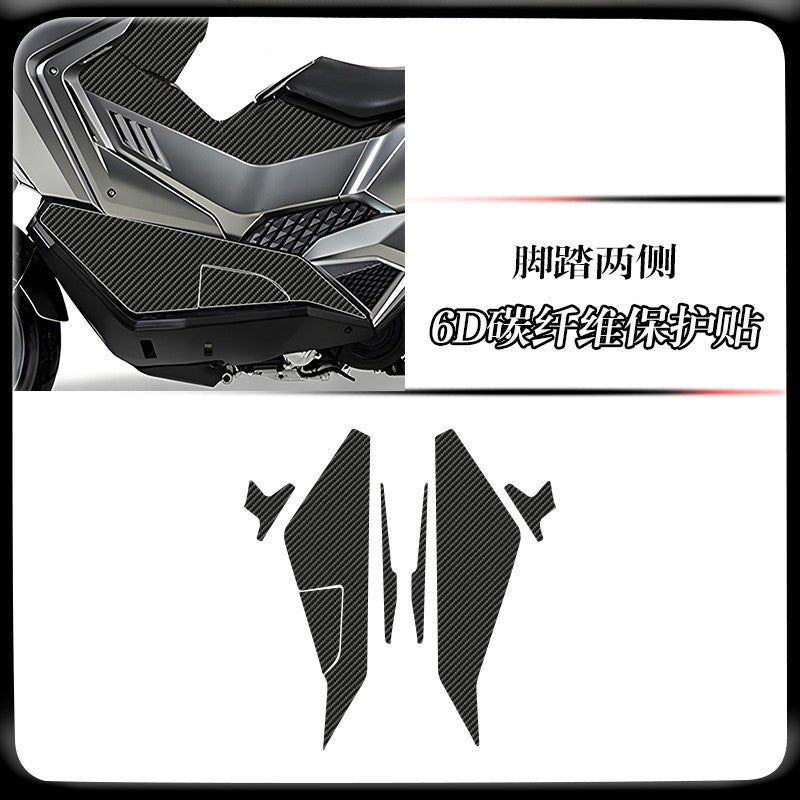 SYM ADXTG400 Carbon Fiber Tank Sticker for SYM ADXTG400 Anti-Scratch Motorcycle Decal Body Sticker