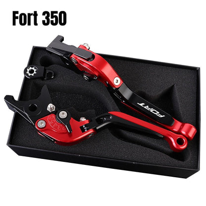 QJMOTOR FORT350 Modified Brake Lever with Parking Brake Fort 350 Handle Brake LEver Fortress 350