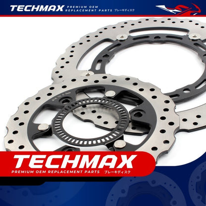 Techmax Brake Disc for Kawasaki Z250 19-24 Years Front and Rear Brake Disc Front and Rear Disc Brake