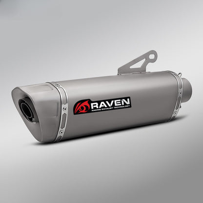 RAVEN 51mm 60mm Universal Motorcycle Exhaust Pipe M12 Titanium Muffler For Z1000 RSV4 Daytona R6