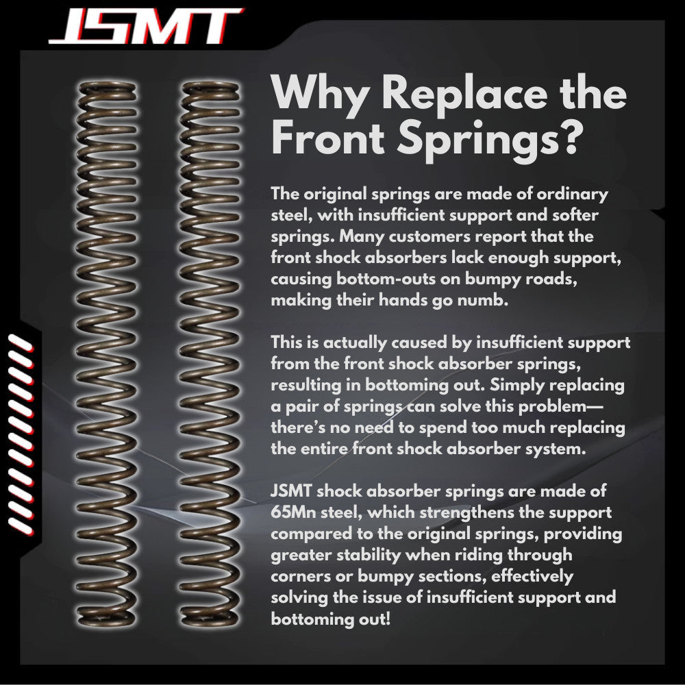 JSMT Modenas Elegan 250 Rear Shock Absorber 390-440mm Performance Adjustable Pre-load shock Absorber
