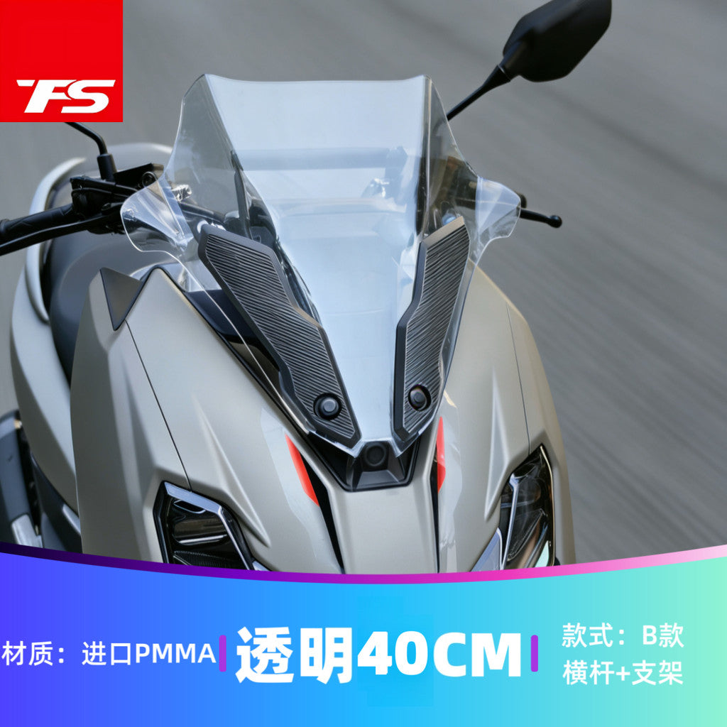 TFS ZONTES 150X Windshield Racing Windshield Crossbar Front Cover Zontes 150X Windshield