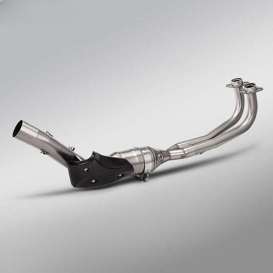 RAVEN Motorcycle Exhaust Pipe Full System for TMAX530 TMAX560 2017-2026 Dual Oxygen Sensor Pipe