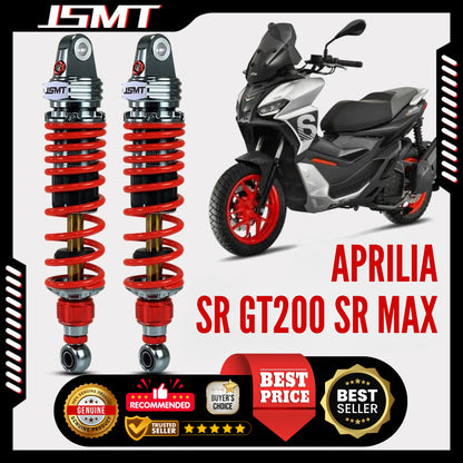 JSMT Rear Shock Absorber for Aprilia SR GT200 SRMAX250 300 Rear Suspension Adjustable Pre-load