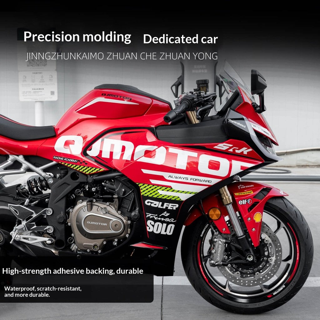 Qjmotor SRK450RR 250RD Motorcycle Body Sticker Decals Waterproof Mod Decoration Protective Film
