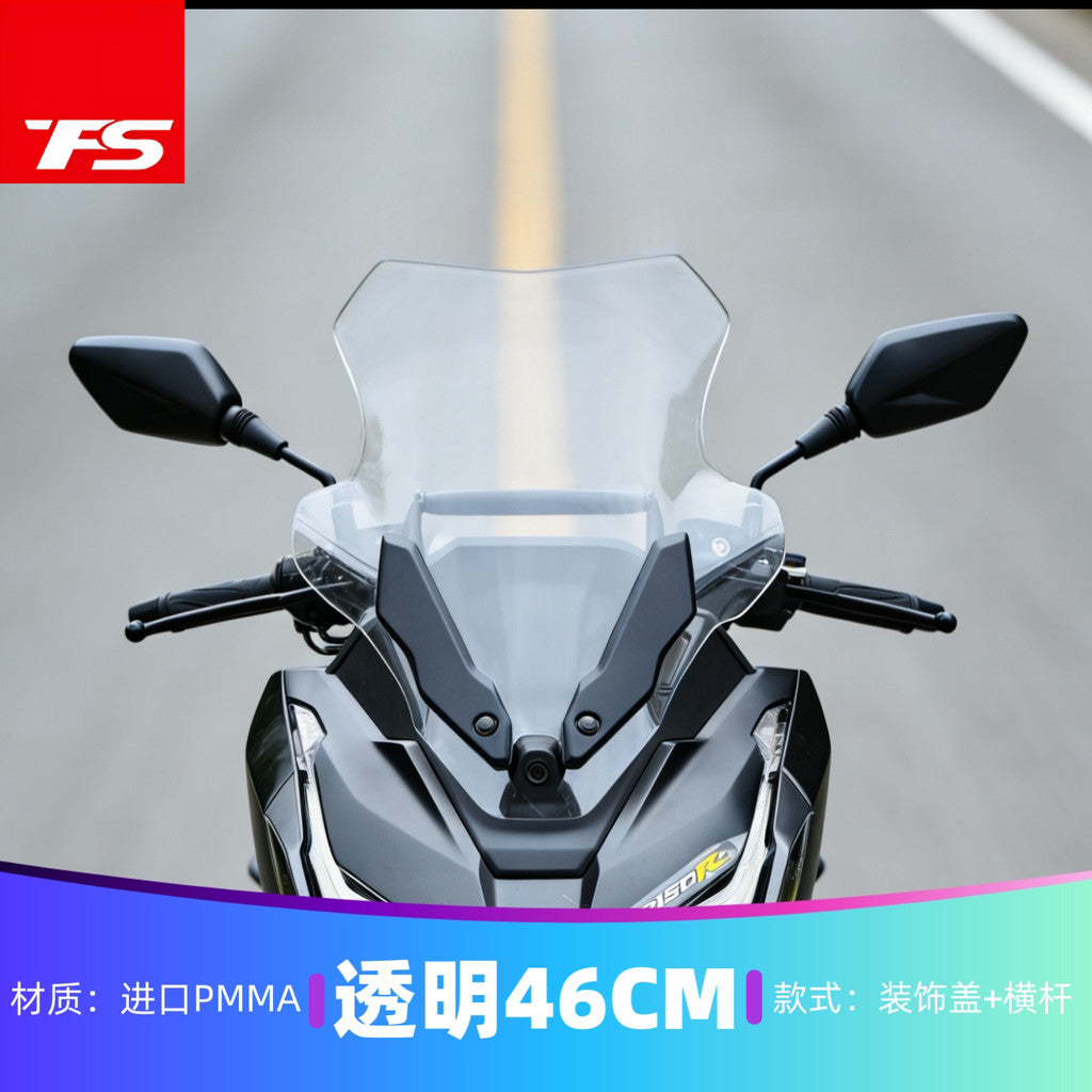 TFS VOGE SR150R Windshield Plate Cover Crossbar Bracket Windshield Deflector SR150R Windscreen