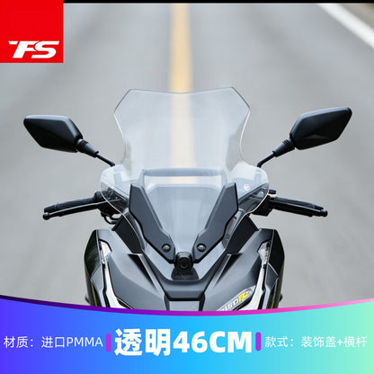 TFS VOGE SR150R Windshield Plate Cover Crossbar Bracket Windshield Deflector SR150R Windscreen