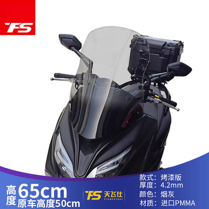 TFS Qjmotor Fort 250 Motorcycle Windshield Upgrade Transparent Fort250 Windscreen Fort 250 Deflector