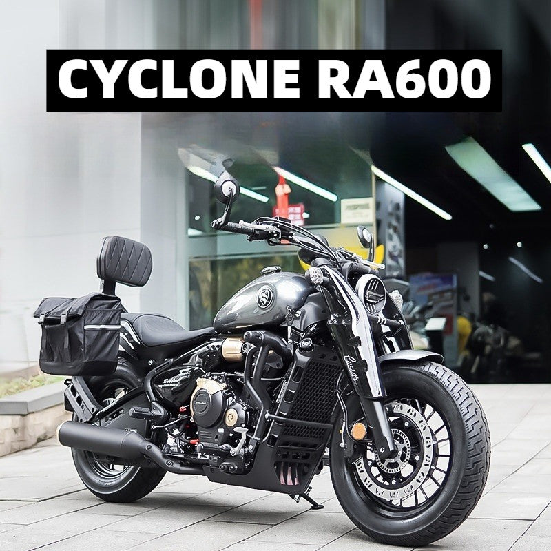 Cyclone RA600 Accessories Motorcycle Crash Bar Backrest Folding Rack for Cyclone RA 600 Side bag