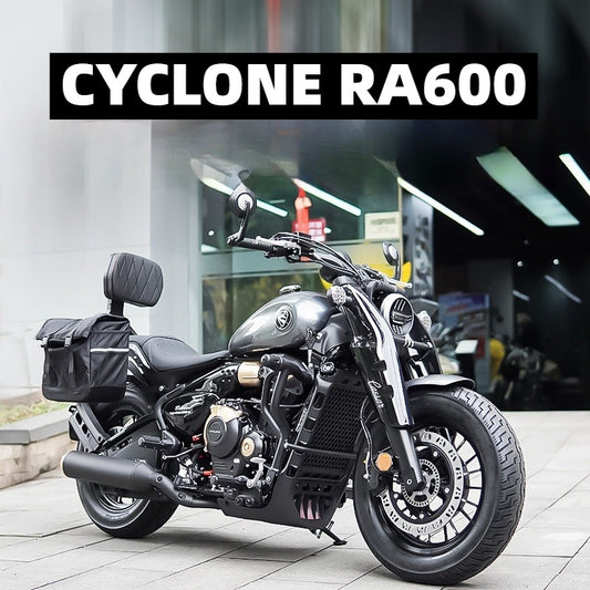 Cyclone RA600 Accessories Motorcycle Crash Bar Backrest Folding Rack for Cyclone RA 600 Side bag