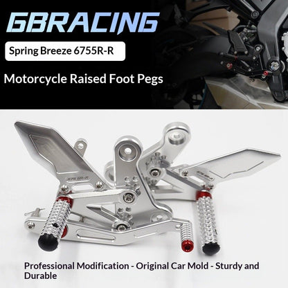Suitable for CFMoto 675SR-R Adjustable Racing Footrest Gear Shift and Brake Footrest Brackets