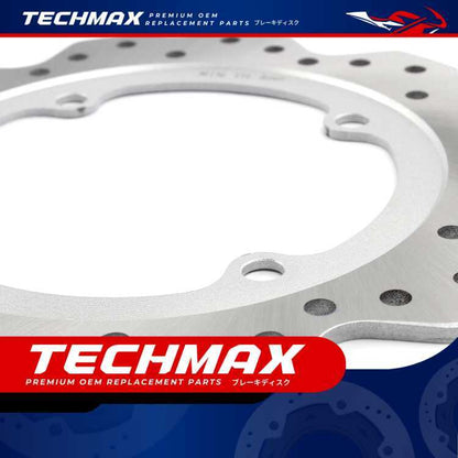 Techmax Brake Disc for Honda CB650F CBR650F Front and Rear Brake Disc Front and Rear Disc Brake