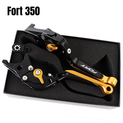 QJMOTOR FORT350 Modified Brake Lever with Parking Brake Fort 350 Handle Brake LEver Fortress 350