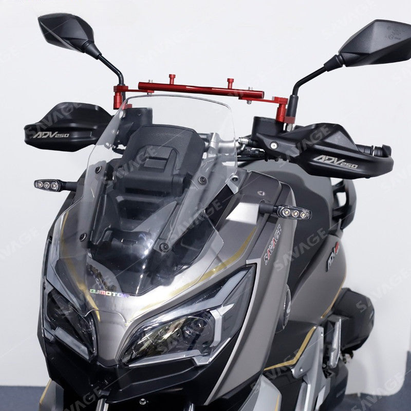 Hand Guards for Qjmotor ATX250 250X Motorcycle Handlebar Lever Protector (Max turn touch windshield but still can lock)