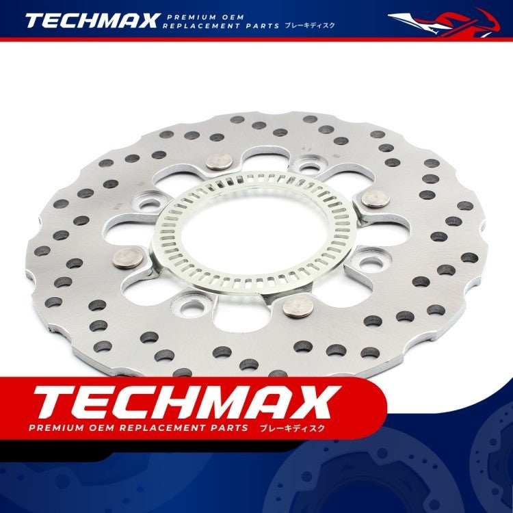 Techmax Brake Disc for Kawasaki Er6n Er6f Kle650 Rear Brake Disc Rear Disc Brake