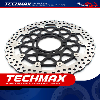 Techmax Brake Disc for Kawasaki Z800 13-16 Years  Brake Disc Front Brake Disc Z800
