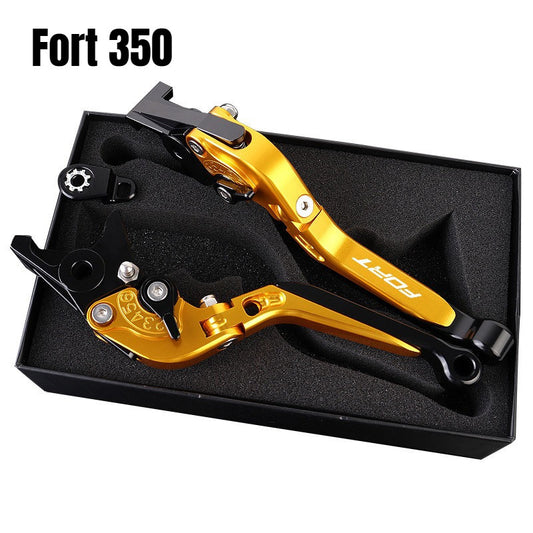 QJMOTOR FORT350 Modified Brake Lever with Parking Brake Fort 350 Handle Brake LEver Fortress 350