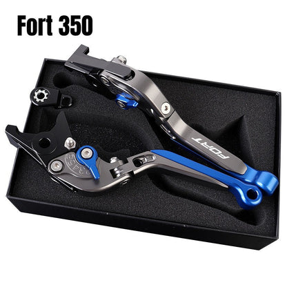 QJMOTOR FORT350 Modified Brake Lever with Parking Brake Fort 350 Handle Brake LEver Fortress 350