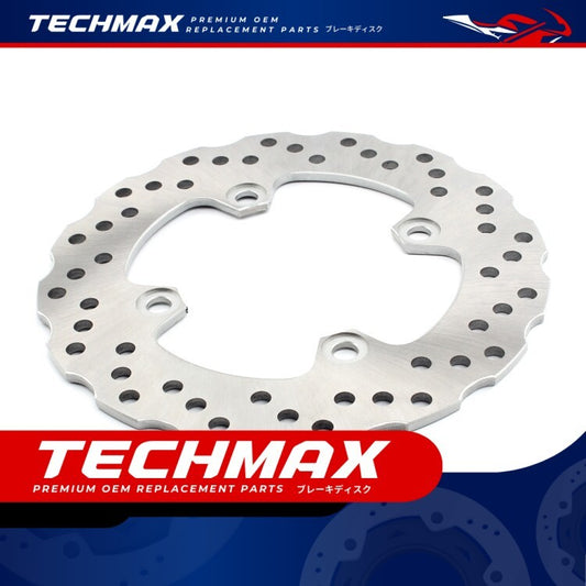 Techmax Brake Disc for Kawasaki ZX-6R 636 ZX-10R Rear Brake Disc Rear Disc Brake ZX6R ZX10R