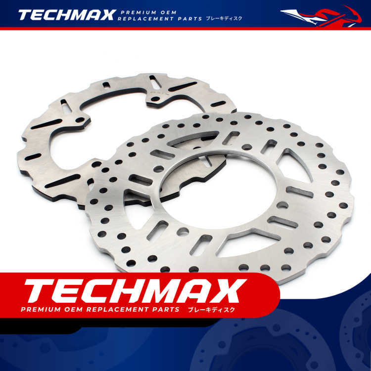 Techmax Brake Disc for Kawasaki Z1000SX Zrx1200 ZZR1400 Rear Brake Disc Rear Disc Brake