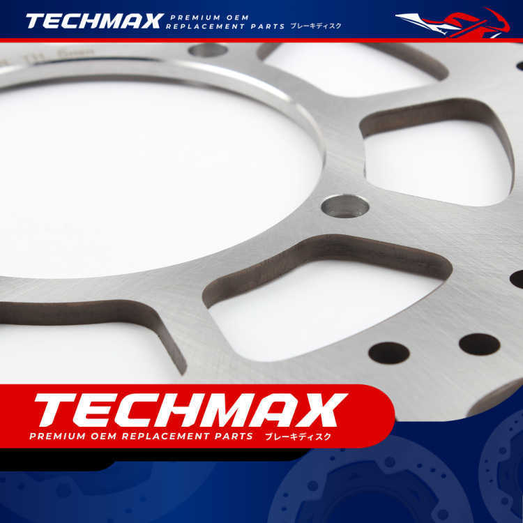 Techmax Brake Disc for Kawasaki GTR1400 07-21 Rear Brake Disc Rear Disc Brake