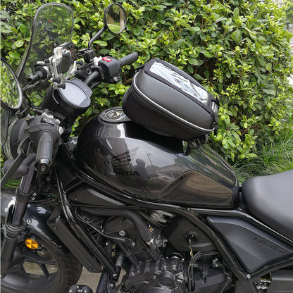 CUCYMA Motorcycle Fuel Tank Bag for Honda Rebel Cm500/CM300/Cm1100 Quick Release Fuel Tank Bag