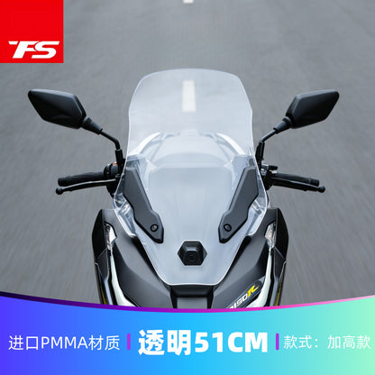 TFS VOGE SR150R Motorcycle Windshield Upgrade Front Windscreen SR150R Deflector Protector Screen