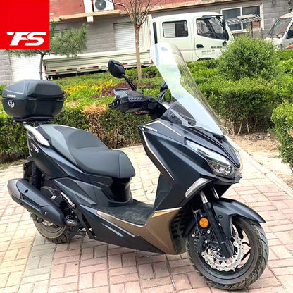 TFS Qjmotor Fort 250 Motorcycle Windshield Upgrade Transparent Fort250 Windscreen Fort 250 Deflector