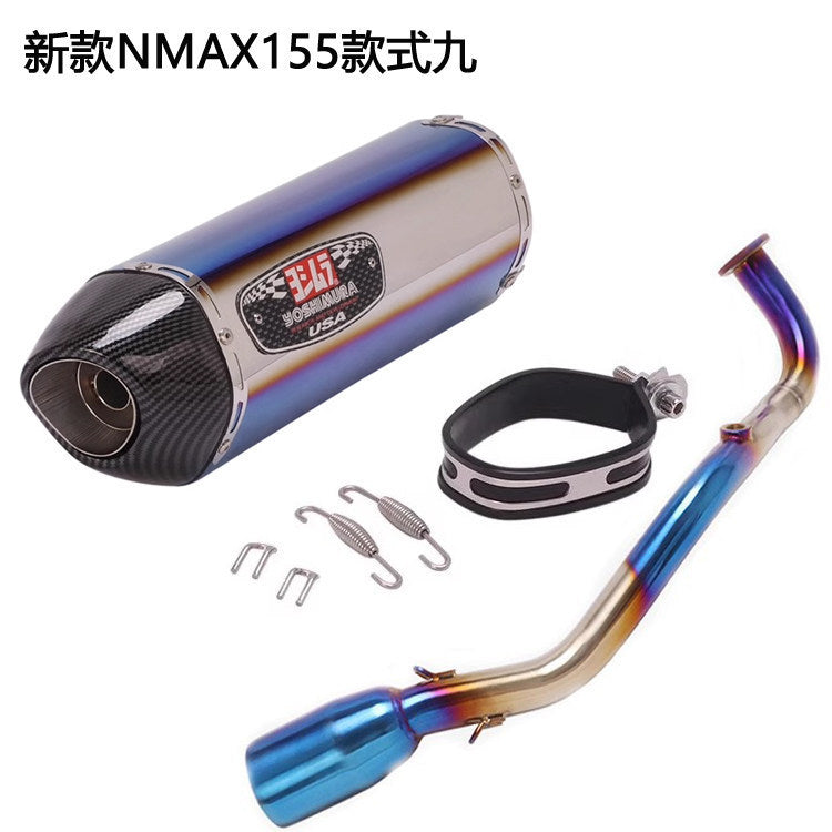 Yamaha NMAX155 V1 V2 V3 Front Header Full System Motorcycle Scooter Exhaust V1 Nmax V2 V3 Akrapovic