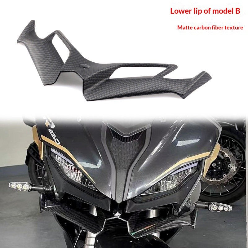 QJMOTOR SRK250R Modified Winglet Side Mirror Winglet Shark Fin Winglet Blade Side Winglet