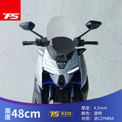 TFS ZONTES 368M Windshield Increased High Wide Front Windshield 368M Defector Windscreen
